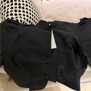 Destree Black Satin Top